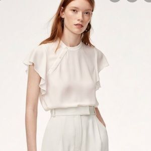 Artizia Babaton Cain Mandarin Blouse